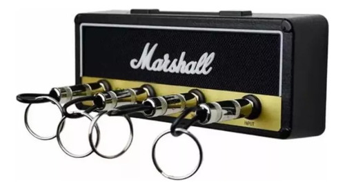 Porta Chaves Chaveiro Amplificador Marshall Com 4 Plugs P10