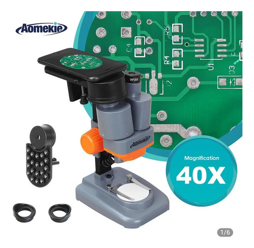 Imagem 3 de 5 de Microscópio Estéreo Aomekie Binocular.