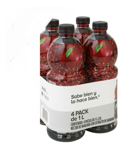 Jugos De Manzana Y Granada Del Valle Reserva 4 De 1 L Msi