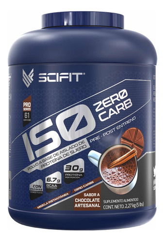 Proteína Iso Zero Carbs 5 Lbs Chocolate Artesanal