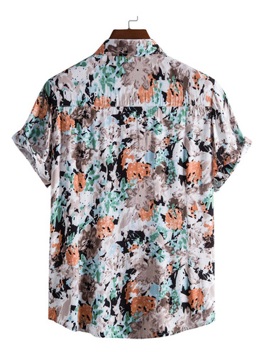 Camisa Hawaiana De Manga Corta Para Hombre, Estilo Playero,