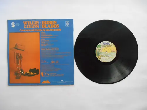 Willie Colón Ruben Blades Canciones Del Solar Autografiado (Usado)