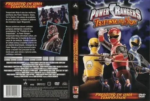 Power Rangers Tempestade Ninja Preludio Tempestade Dvd Lacra