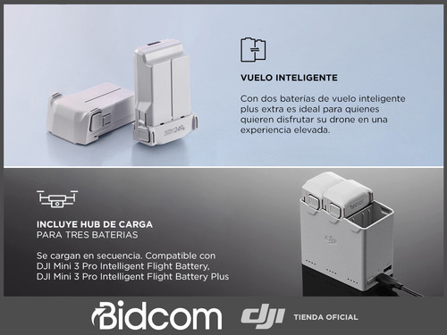 Imagen 6 de 10 de Drone Con Cámara Dji Mini 3 Fly More Combo Full Hd 4k