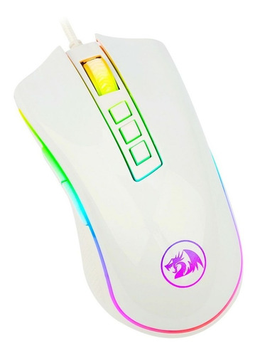 Mouse Gamer Redragon Cobra Blanco 10.000dpi