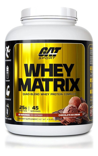 Proteína - Whey Matrix Whey Protein Complex 4.5 Lb Gat Sport