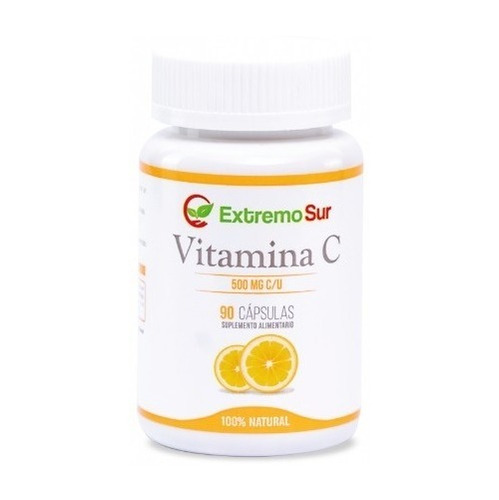 Vitamina C 90 Cápsulas De 500 Mg C/u