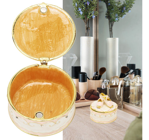 Caja De Baratijas Holder, Con Joyas, Exquisita Y Compacta