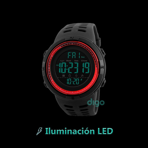 Imagen 5 de 6 de Reloj Hombre Skmei 1251 Crono Alarma Timer Sumergible Molts