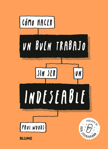 Cómo Hacer Un Buen Trabajo Sin Ser Un Indeseable, De Paul Woods. Editorial Blume, Tapa Blanda, Edición 1 En Español, 2020