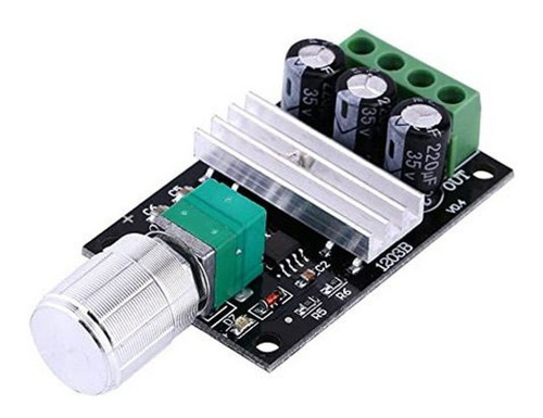 Controlador Velocidad Motor 1203bk Pwm Dc 6 28vdc 3a 80w