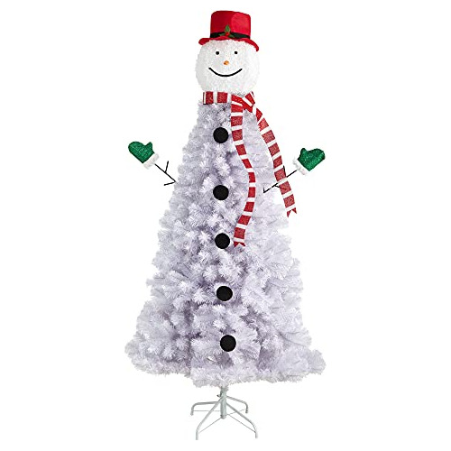 Árbol Navidad Artificial 6.5ft Con 804 Ramas Flexibles