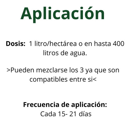 Imagen 2 de 3 de Kit Fertilizantes Para Frutales Desarrollo Floración Cuajado