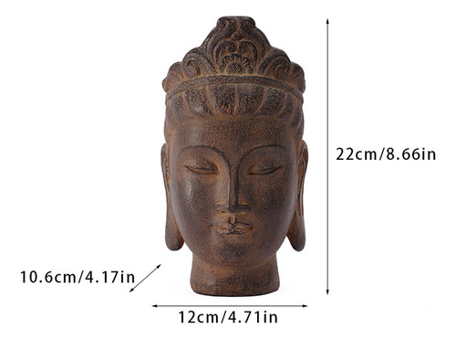 Inicio De La Estatua De La Cabeza De Buda