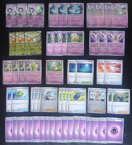 Pokemon Tcg Mazo Gardevoir Ex Espathra Ex - Nova009