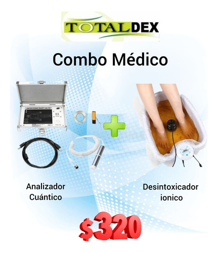 Desintoxicador Ionico Analizador Cuantico Combo Ionica