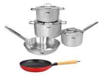 Comprar Juego De Olla 7 Piezas Professional Acero Inoxidable Record