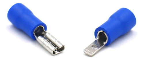 Conector Aislado Macho Azul Hembra Cable Pala Terminal 16 14