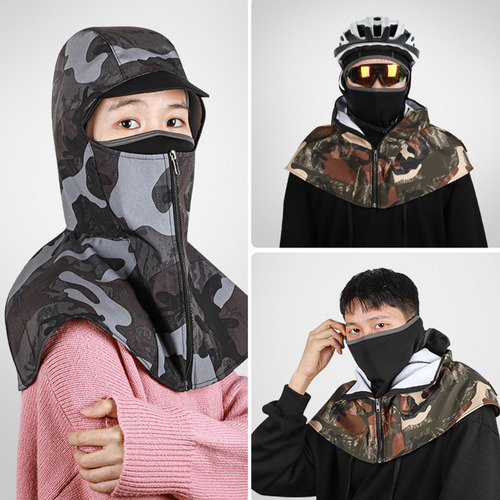 Máscara Facial De Ciclismo De Invierno Capucha De Ciclismo C