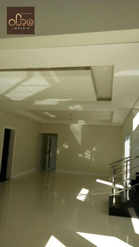 Imagem 14 de 30 de Sobrado Novo Residencial À Venda, Condomínio Villaggio Di Firenze, Franca. - So0016
