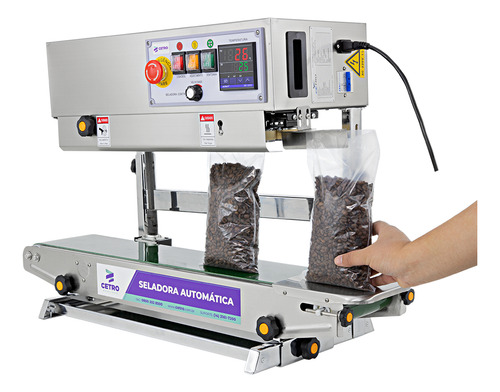 Seladora Automática Contínua Para Sorvete Em Inox