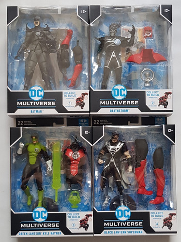 Dc Wave 8 Blackest Night Batman Superman Deathstorm Green L.