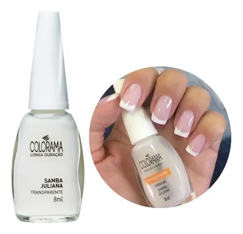 Esmalte Colorama Transparente Samba Juliana Branquinho Cor Branco