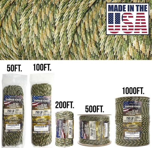 Imagen 10 de 10 de Cuerda Paracord De Nylon De 30 Mts Tough - Grid