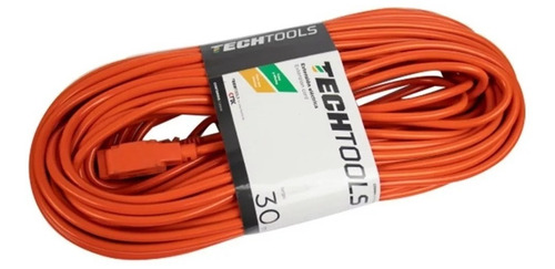 Extensión Eléctrica Naranja 30 Mts  Tech Tools