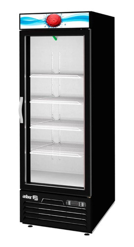 Refrigerador 1 Puerta De Cristal 23 Pies Asber Armd-23 Hc