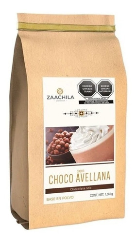 Zaachila-  Base Para Frappes Sabor: Choco Avellana  1.36kg