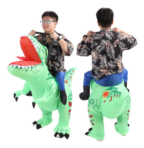 Disfraz Inflable De Dinosaurio Para Cosplay, Varios Colores,