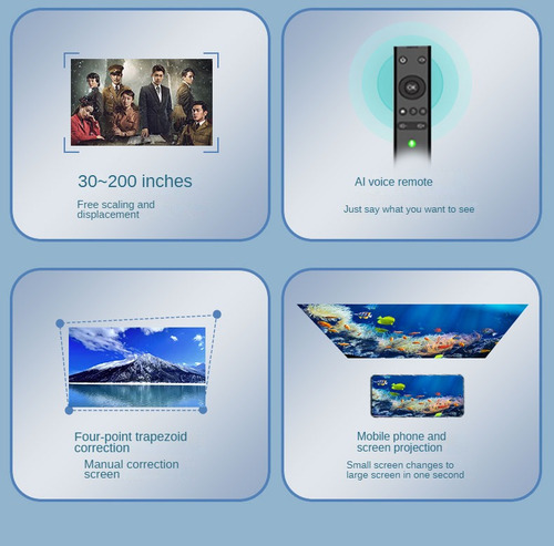 Proyector Portátil Mini Projector 1080p