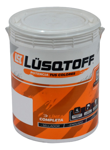 Pintura Latex Interior Exterior Lusqtoff Balde 20lts Blanco