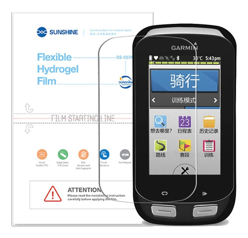 Protector De Pantalla Hidrogel Para Gps Garmin Gpsmap 64s