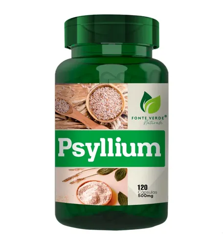 Psyllium Origem da Terra 120 Cáps - Fonte Verde