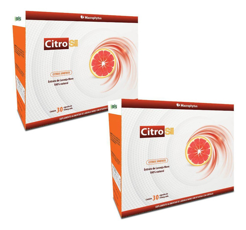 Kit 2x Citrosil Extrato Seco Laranja Moro 30 Cápsulas