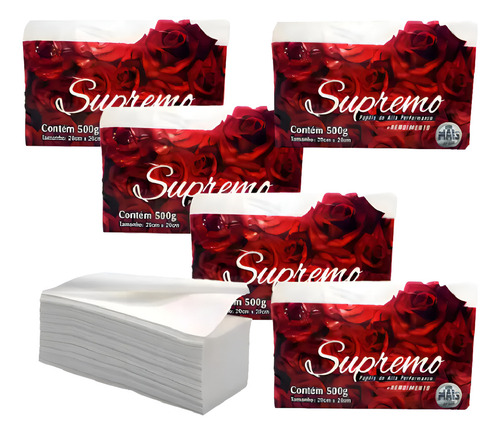 Papel Toalha Interfolha Branco Supremo 100% Virgem 5000 Fls