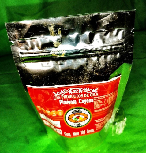 Pimienta Cayena En Polvo 100 Grms 2 Piezas