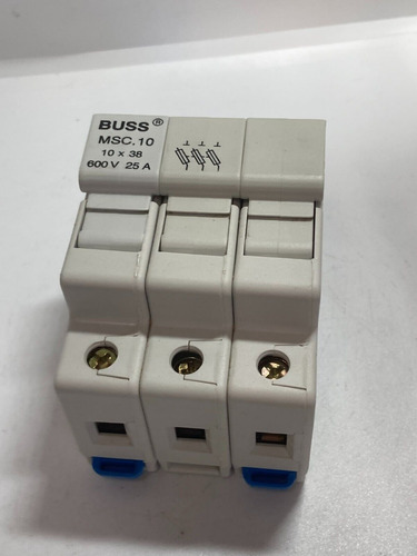 Buss B24214 Modular Fuseholder Msc. 10 3 Pole 600v 25a N Bbd