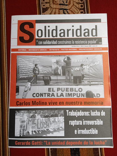 6 Periódicos Solidaridad - Federación Anarquista Uruguaya