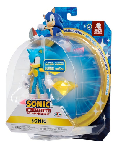 Sonic The Hedgehog 30 Aniversario Con Esmeralda