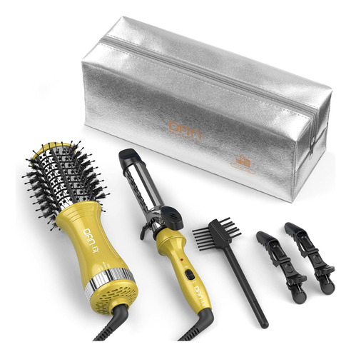 Cepillos Para Cabello Dan Technology Amarillo 600w 110v/220v