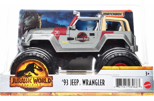 Matchbox Jurassic Park Jeep Wrangler Jurassic Park 1:24