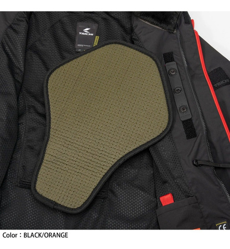 Imagen 10 de 10 de Campera Moto Rs-taichi Monster Black Adventure Invierno