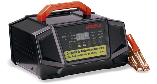 Cargador De Baterías Automático Con Arrancador (2/10/50 Amp)