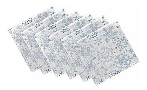 Zzwwr Beautiful Winter Snowflake Pattern Christmas Cloth Nap