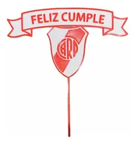 Comprar Cake Topper Cartel Torta River Plate Decoración Cumpleaños