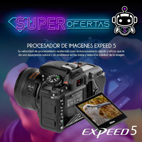 Nikon D7500 Profesional + Lente + 128gb + Trípode + Maleta !