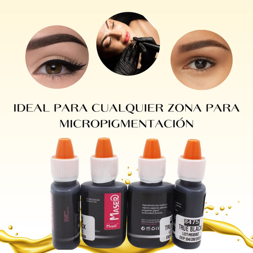 Tinta Para Ceja Microblading Shading Pigmento Maser 5pz